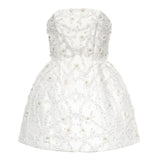 Miniabito Artemis con applicazioni floreali e perline GLSS26DR02  GALIA LAHAV 
