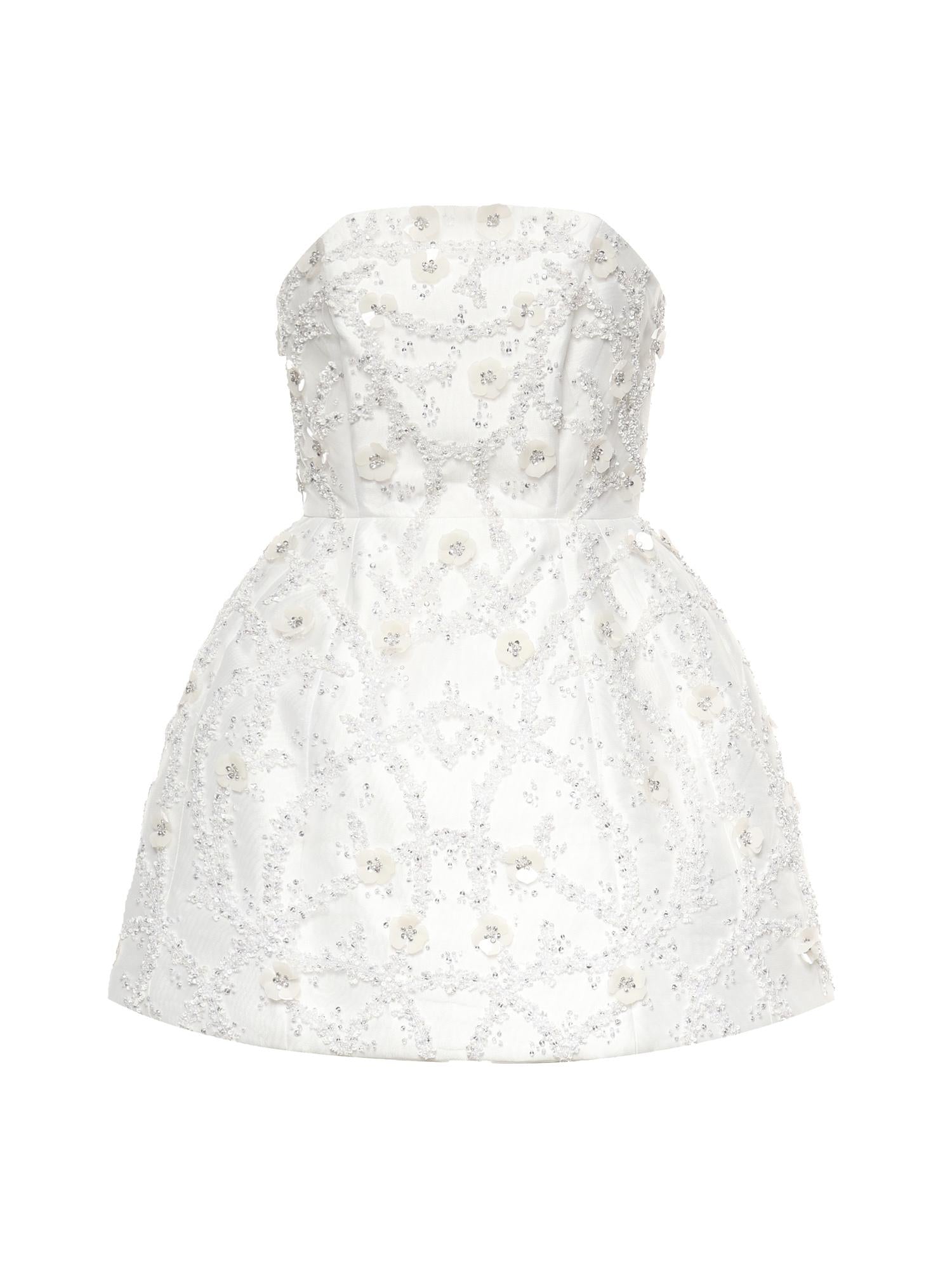 Miniabito Artemis con applicazioni floreali e perline GLSS26DR02  GALIA LAHAV 