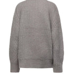 Maglione in misto lana con logo lavorato a maglia 114641 039 ROTATE 