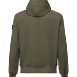 Giacca antigoccia in reps di nylon con logo L1S154100118 S0A22V005G STONE ISLAND 
