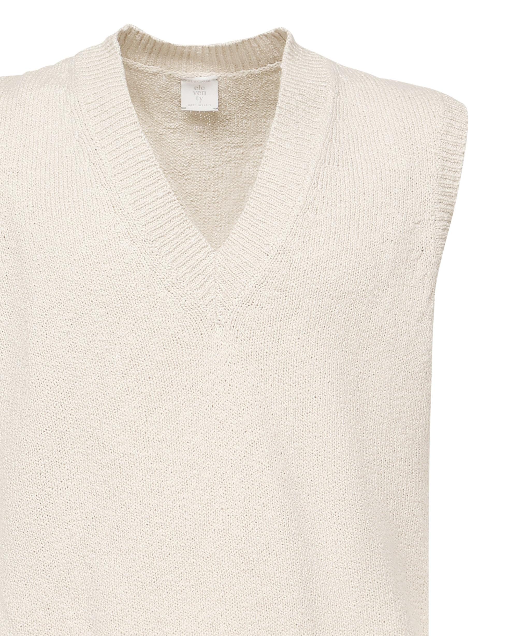 Maglia smanicata in cotone K76MAGK02MAG0K002 02 ELEVENTY 