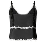 Top con inserti in pizzo 106893 A3AVZCB PINKO 