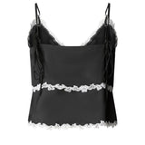 Top con inserti in pizzo 106893 A3AVZCB PINKO 