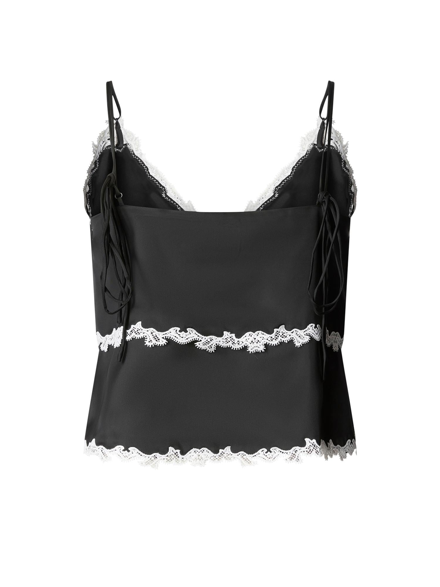 Top con inserti in pizzo 106893 A3AVZCB PINKO 