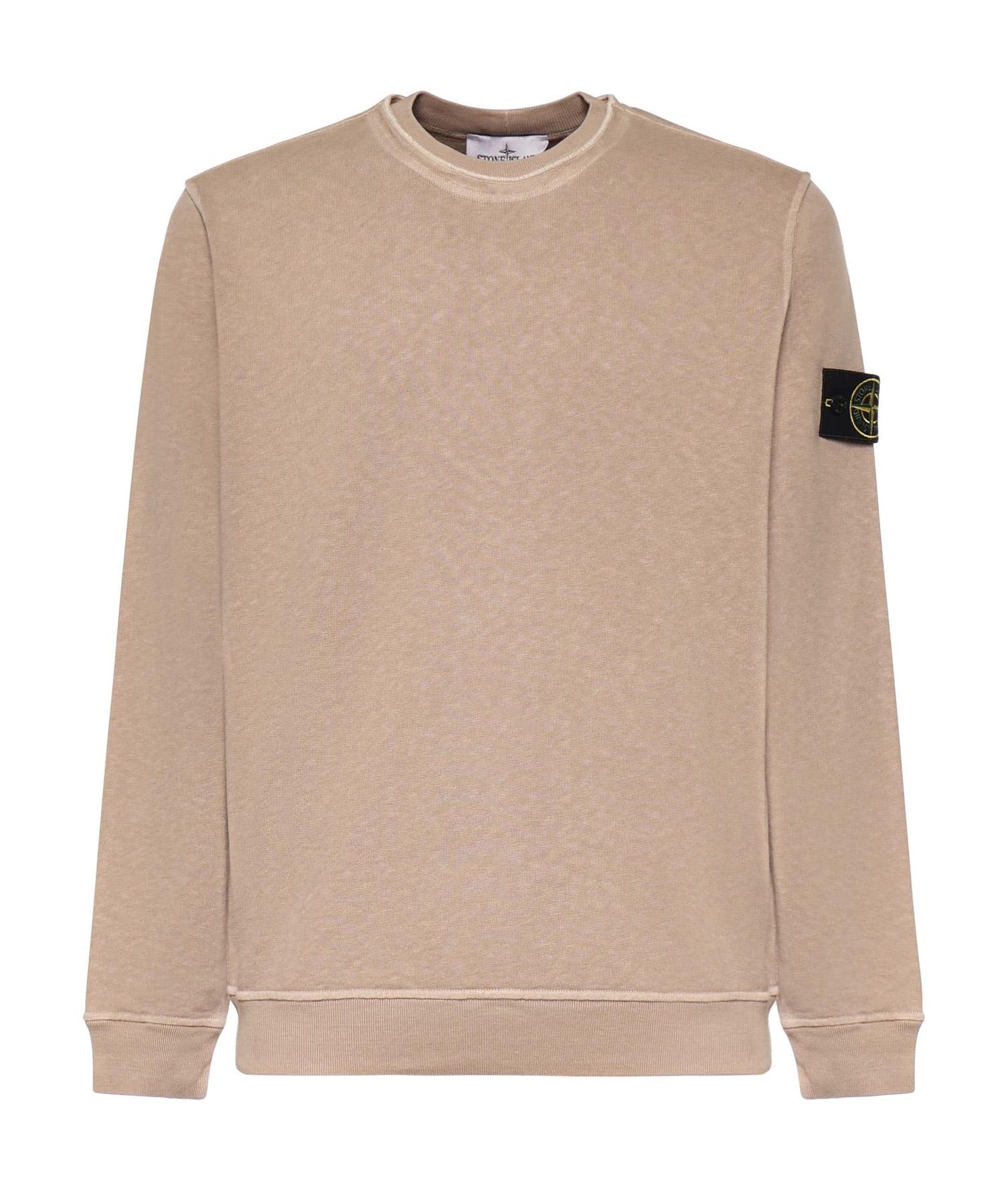 Felpa in cotone malfilé con logo L1S156100034 S0060V019A STONE ISLAND 