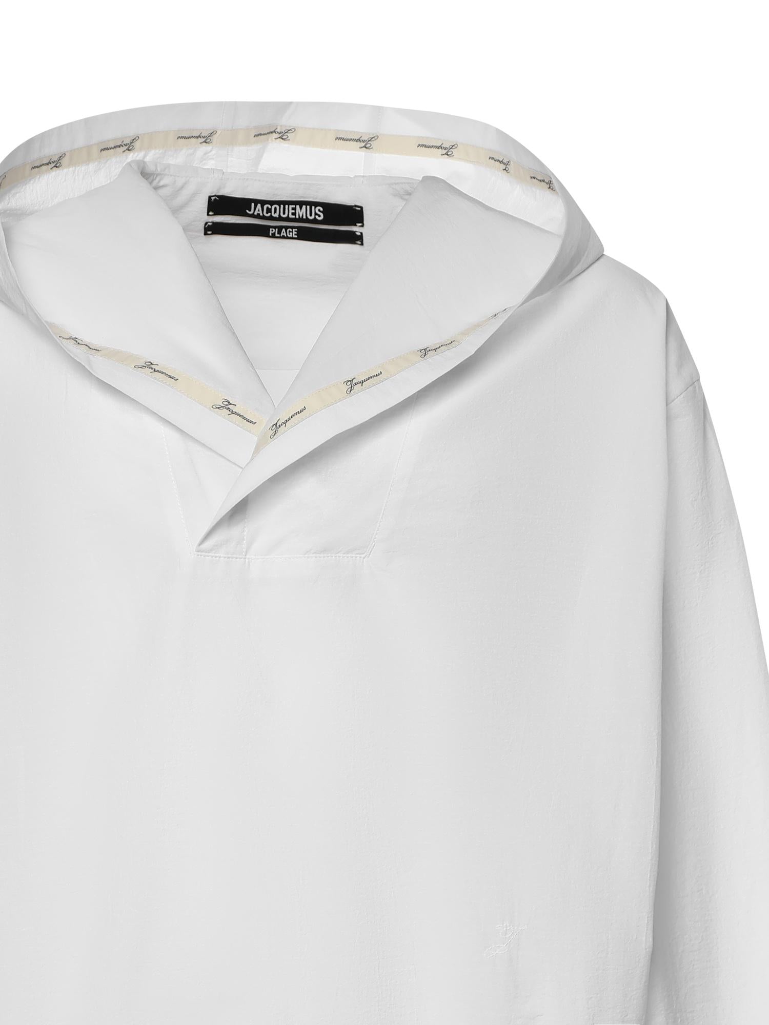 Top Marin con cappuccio in cotone TOM00554AW00777 100 JACQUEMUS 