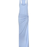 Abito lungo Juno T190147A TJP073CIELO THE ANDAMANE 