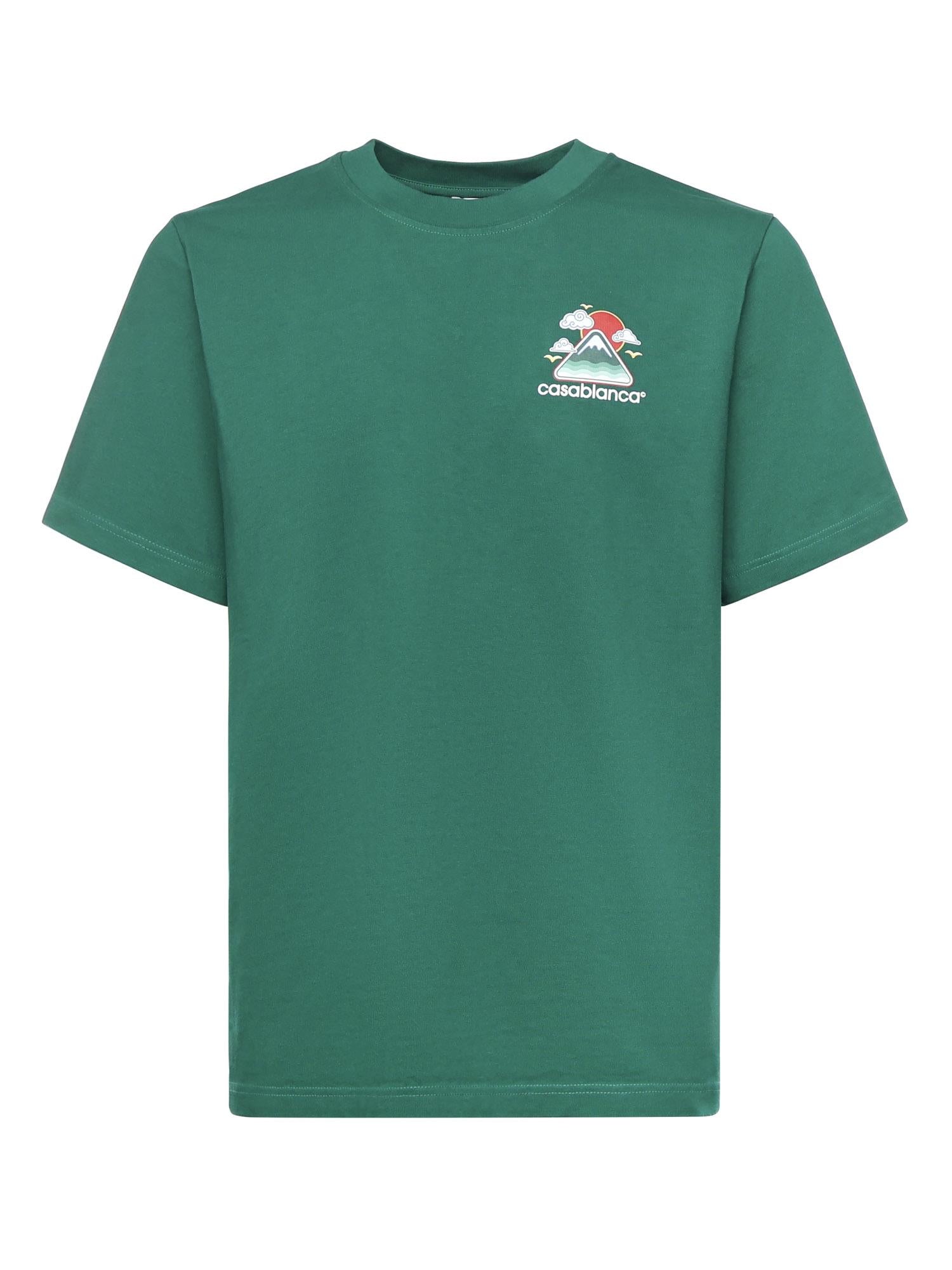 T-shirt con stampa MPF25JTS001 06 CASABLANCA 