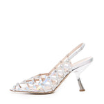 Décolleté in pelle metallizzata CHARLIE S2402 IRIDEARGENTO ALCHIMIA 