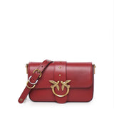 Borsa a spalla piccola Mini Love Bag Slouchy in pelle 105824 A0QOOA4Q PINKO 