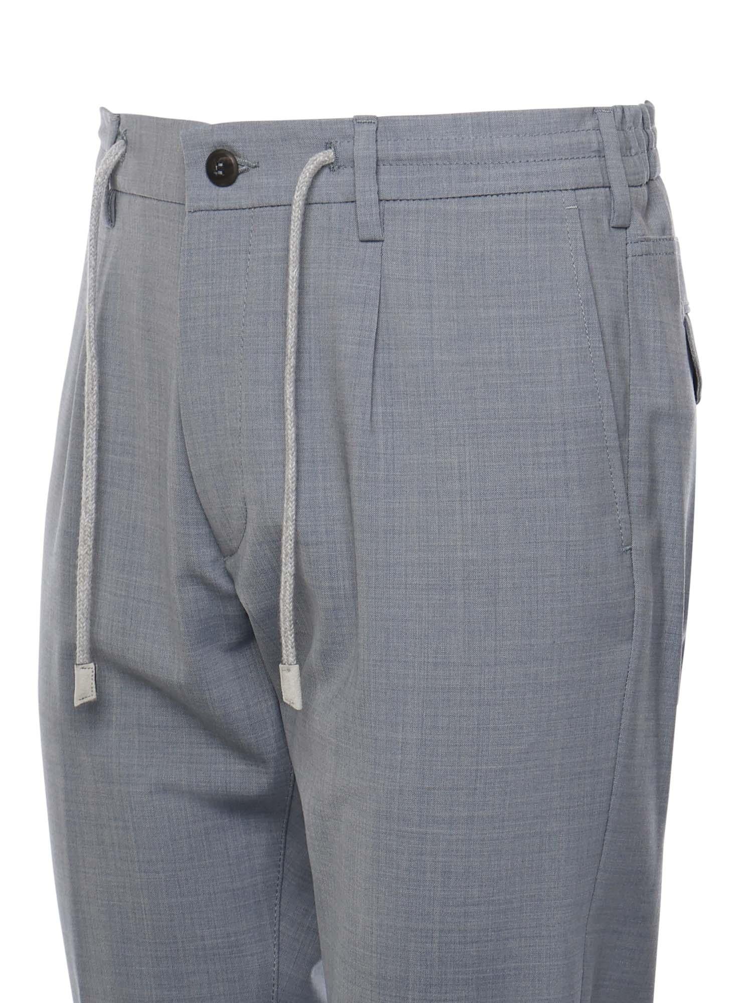 Pantaloni jogger in lana<BR/> L75PANB21TES0A053 08 ELEVENTY 
