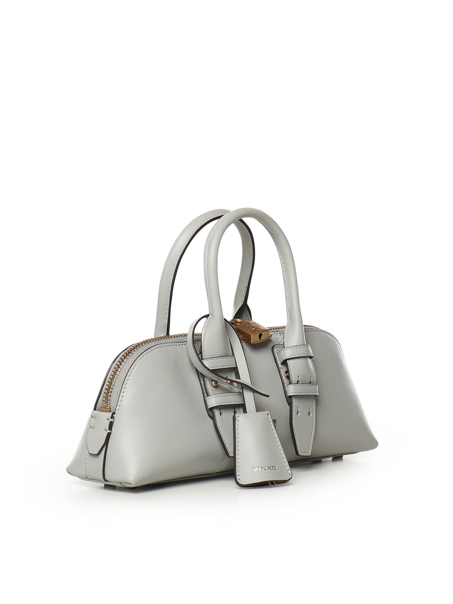 Borsa piccola a mano Escape Bag in pelle 105334 A0QOK32Q PINKO 