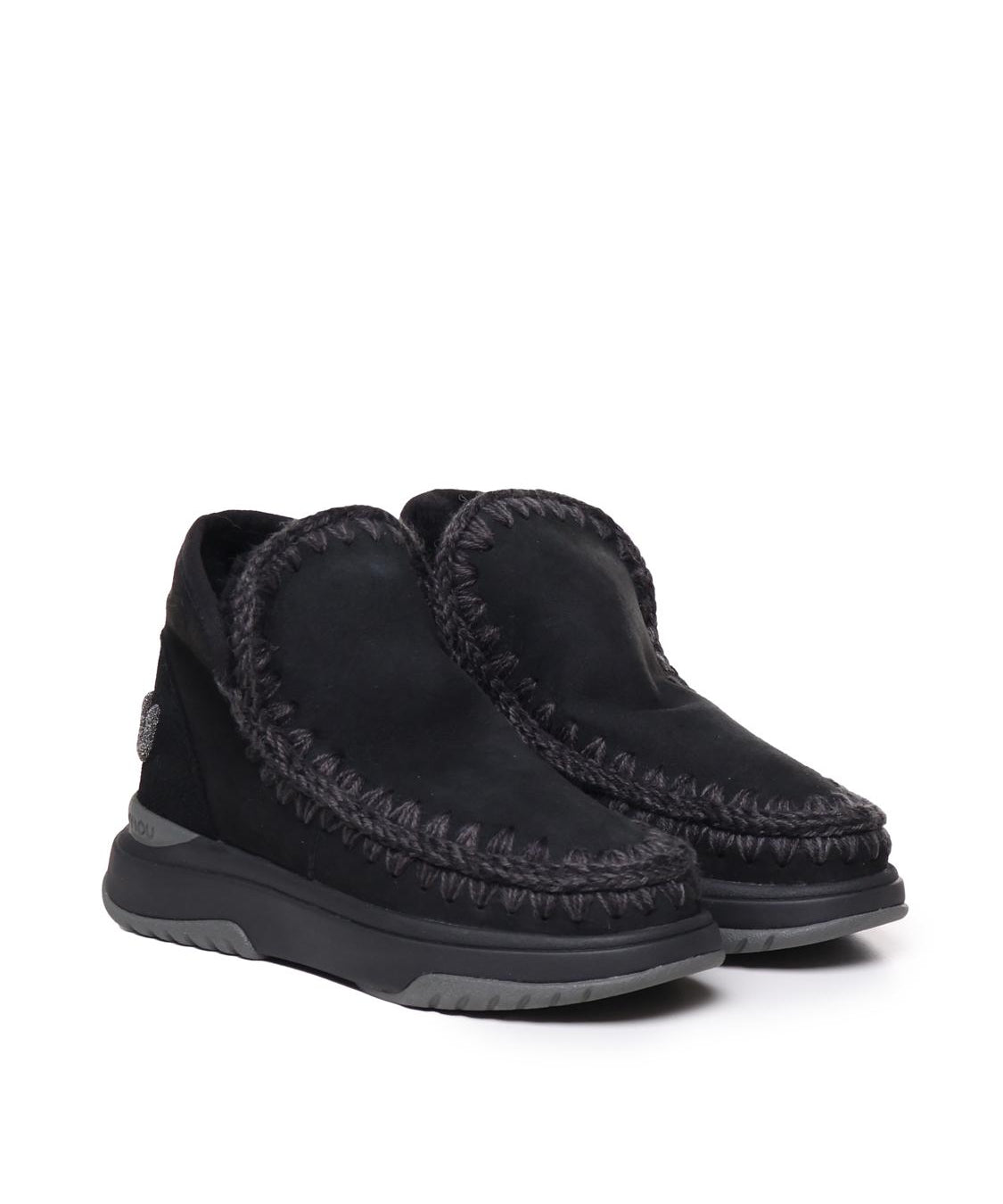 Eskimo jogger glitter logo MUFW421001A BKBK MOU 