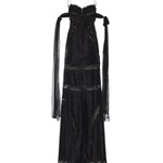 Abito Rita in seta e pizzo CD3447 BLACK FOR LOVE & LEMONS 