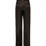 Pantaloni in cotone con cintura 1514250000 BROWN MAGDA BUTRYM 