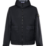Giacca con cappuccio in nylon con logo L1S154100004 S0A21V0020 STONE ISLAND 