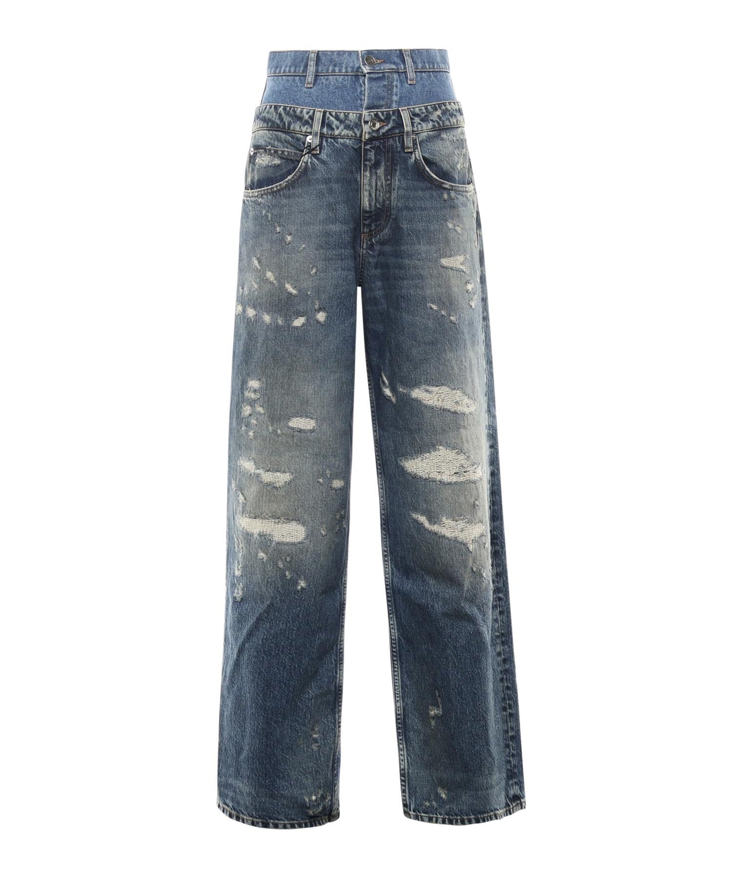 Jeans double layer in denim FTDGSD G8OH5S9001 DOLCE & GABBANA 