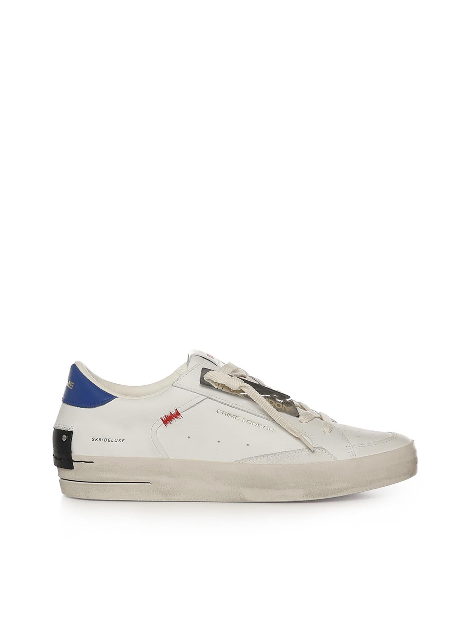 Sneaker Sk8 Deluxe 14103PP7B WHITE CRIME LONDON 