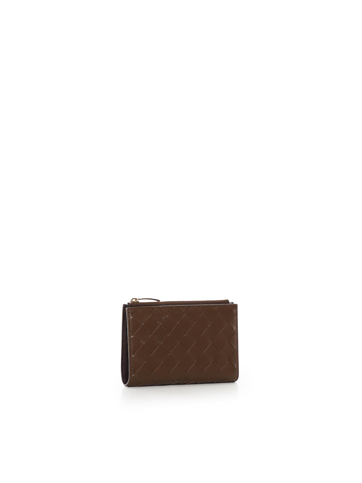 Portafoglio Intrecciato bi-fold in pelle 749940 VCPP62836 BOTTEGA VENETA 