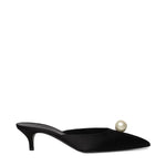 Mules in satin con perle 513526  MAGDA BUTRYM 