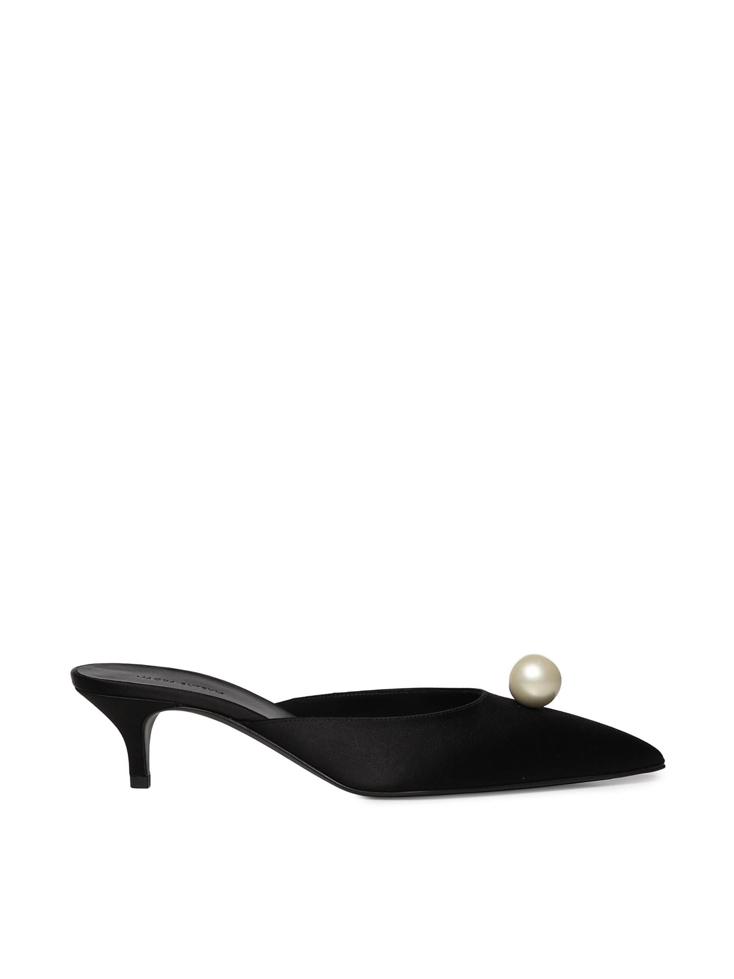 Mules in satin con perle 513526  MAGDA BUTRYM 