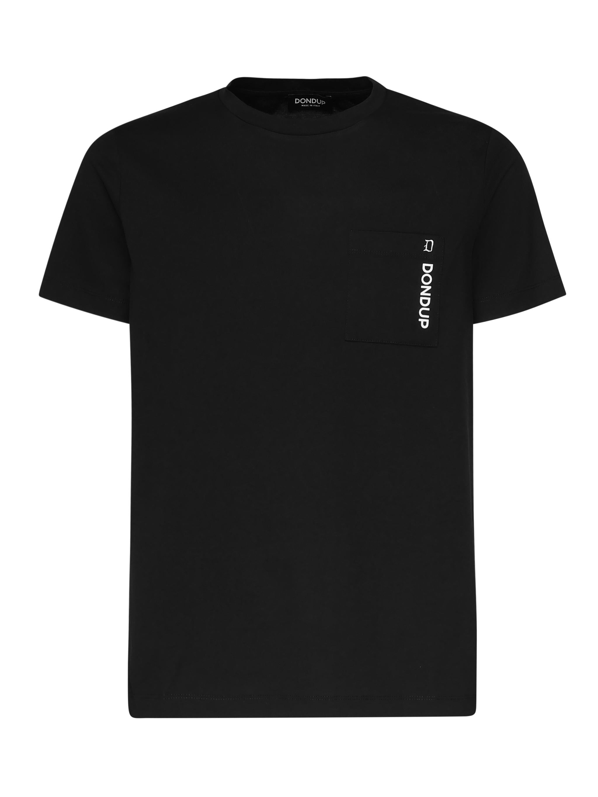 T-shirt in jersey con logo US356 JF0271UIS9999 DONDUP 