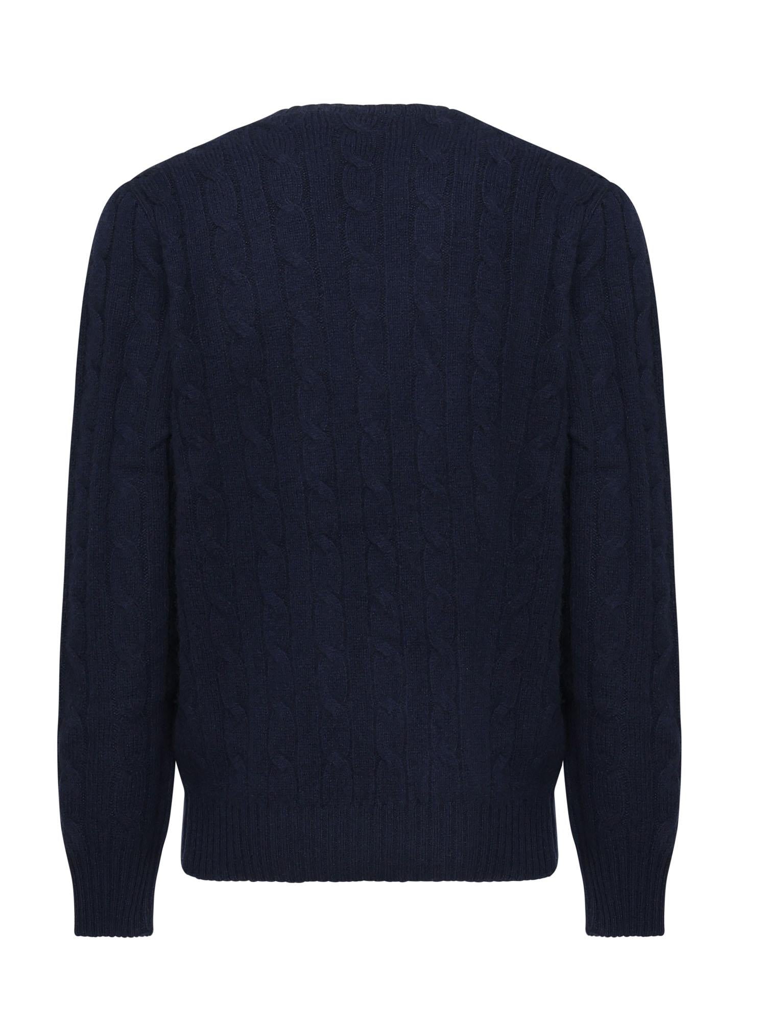 Maglia in cashmere a trecce 710876728 008 POLO RALPH LAUREN 