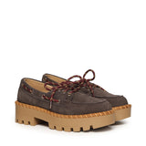 Scarpa da barca in pelle scamosciata HC.BIXBY01 BRO COLORS OF CALIFORNIA 