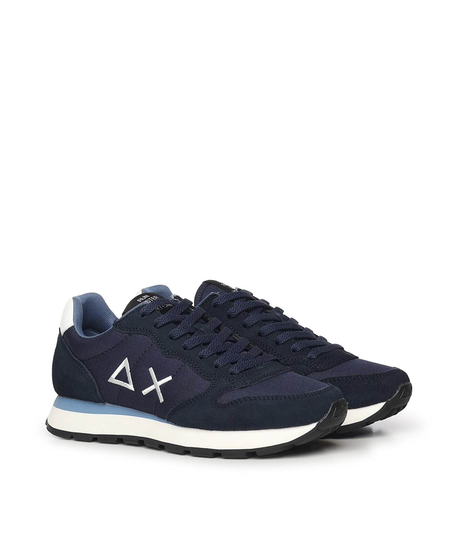 Sneaker Tom in nylon e suede<BR/> Z45101 07 SUN 68 
