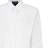 Camicia Tavaria con ricami e paillettes RMP25233CA WHITE JOHN RICHMOND 