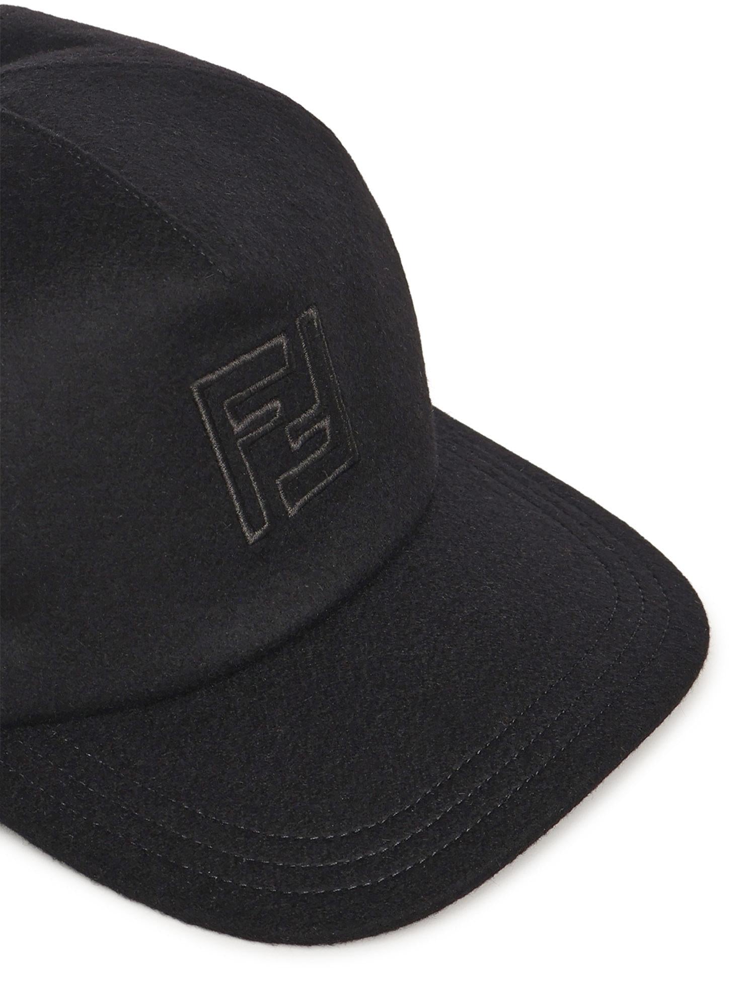 Baseball cap in lana e cashmere FXQ768 AYK2F0QA1 FENDI 