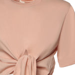 T-shirt cropped in cotone 26SSNTP-0002 POLVERE NINEMINUTES 