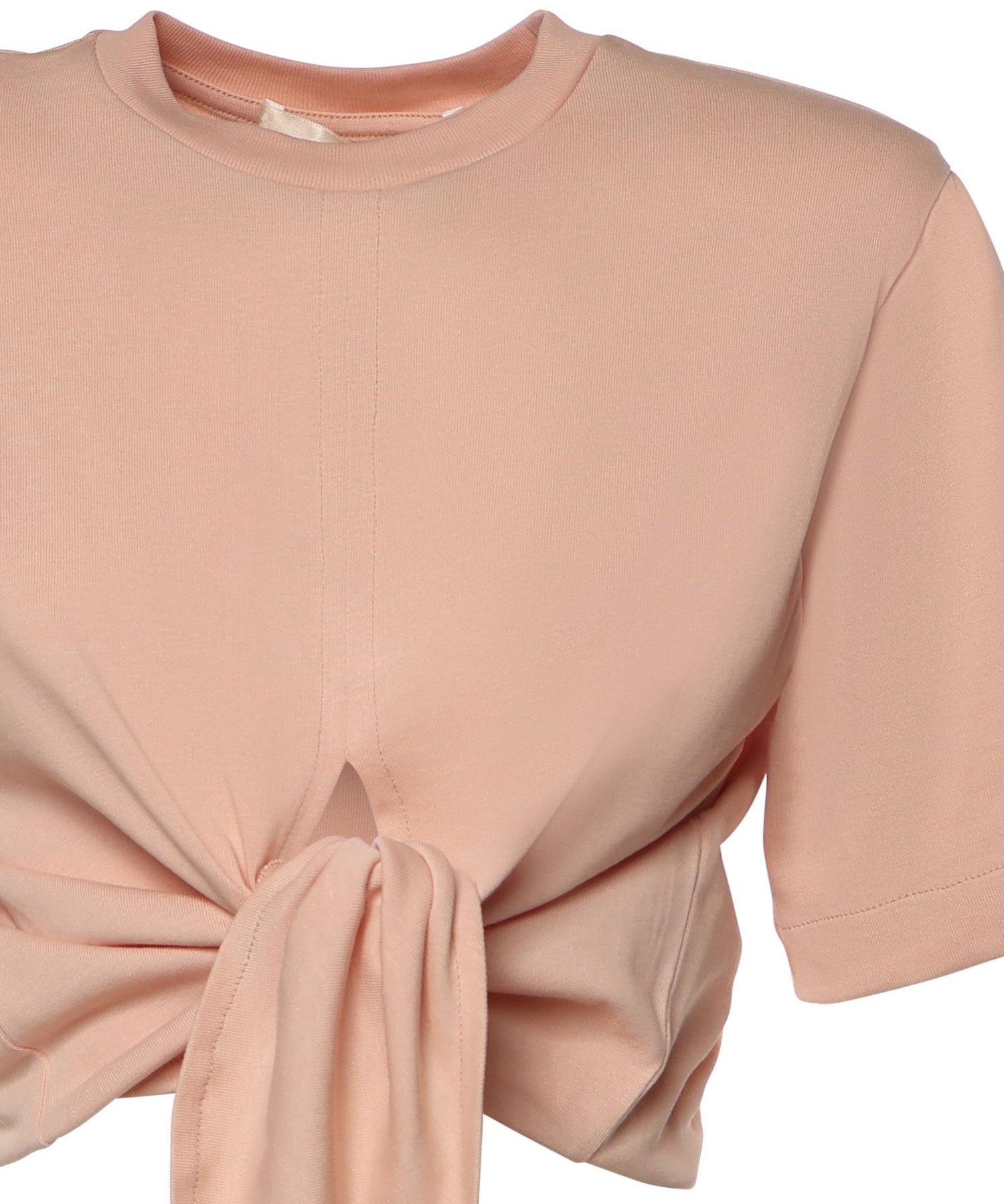 T-shirt cropped in cotone 26SSNTP-0002 POLVERE NINEMINUTES 
