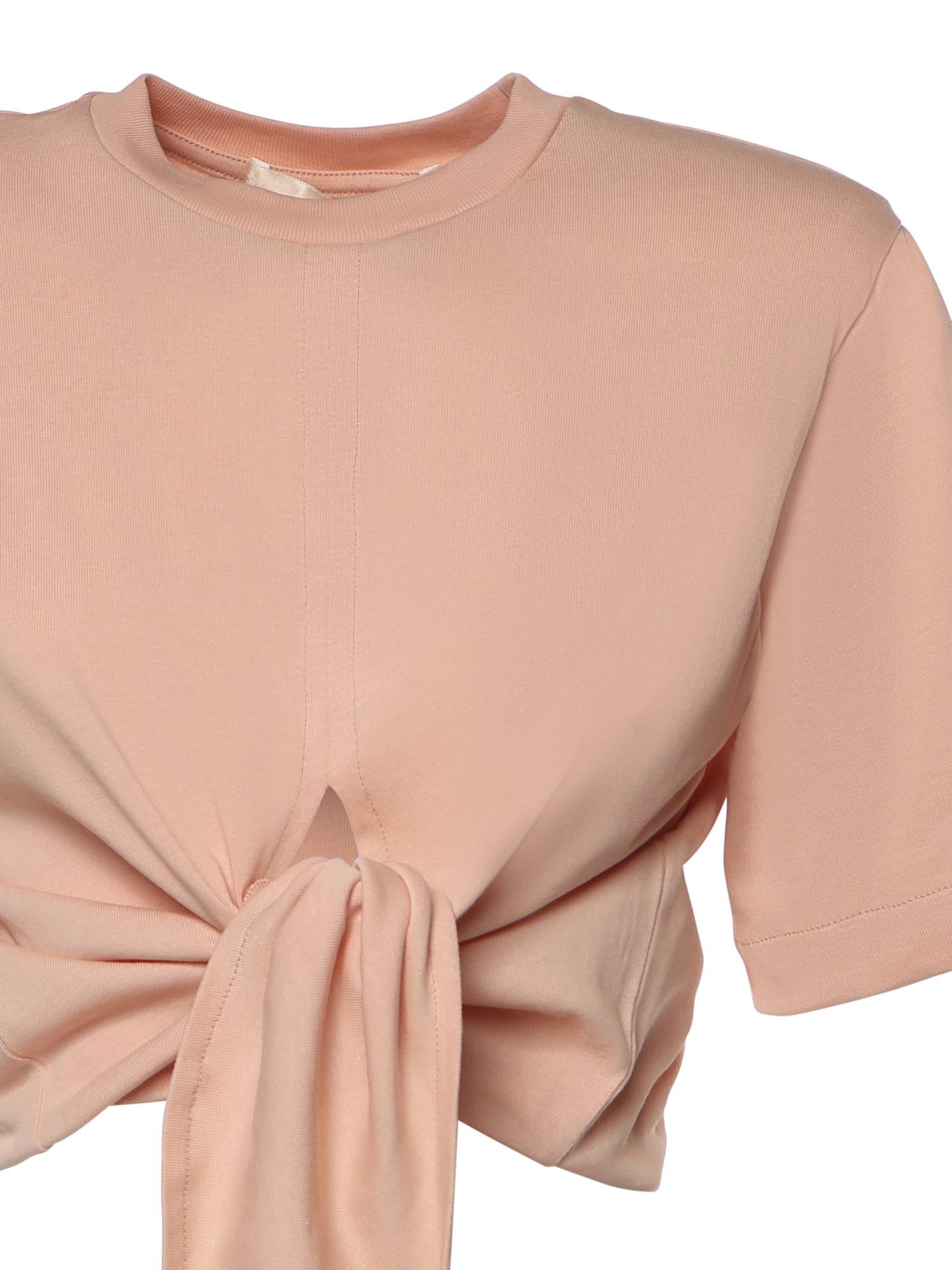 T-shirt cropped in cotone 26SSNTP-0002 POLVERE NINEMINUTES 