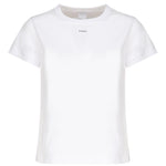 T-shirt mini logo 100373 A228Z04 PINKO 