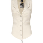 Gilet aderente jeans<BR/> 105072 A2JOC21 PINKO 