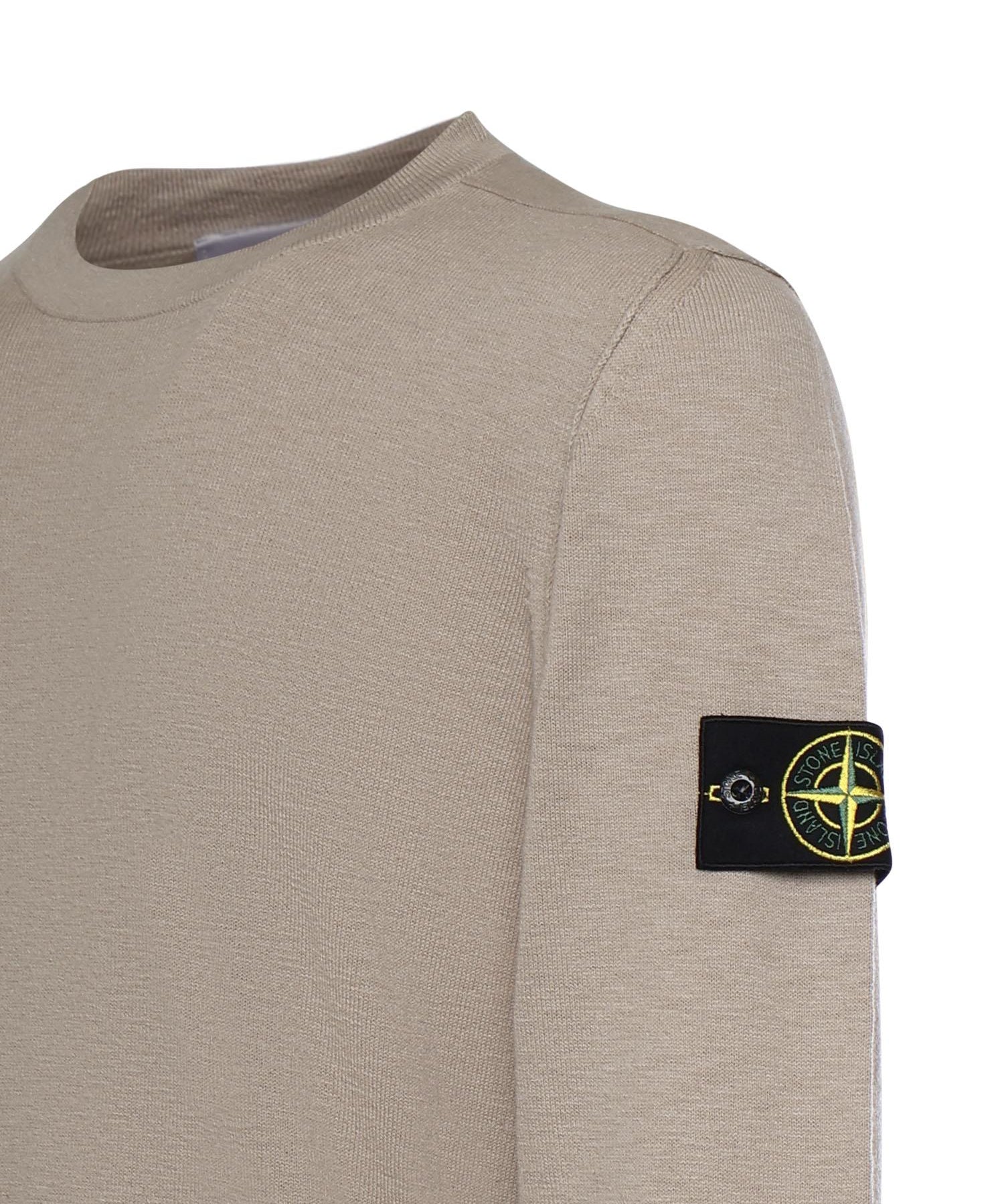Maglione in cotone e nylon con logo<BR/> L1S155100052 S00B0V009A STONE ISLAND 