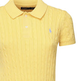 Polo cropped a trecce<BR/> 211972118 001 POLO RALPH LAUREN 