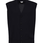 Gilet in lana a coste 835333 V5L704140 BOTTEGA VENETA 