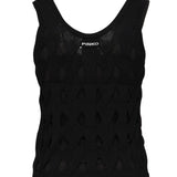 Top Derrik con dettagli cut-out 105192 A2LWZ99 PINKO 