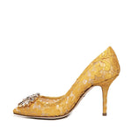 Décolleté in pizzo Bellucci Taormina con cristalli CD0101 AL19880211 DOLCE & GABBANA 