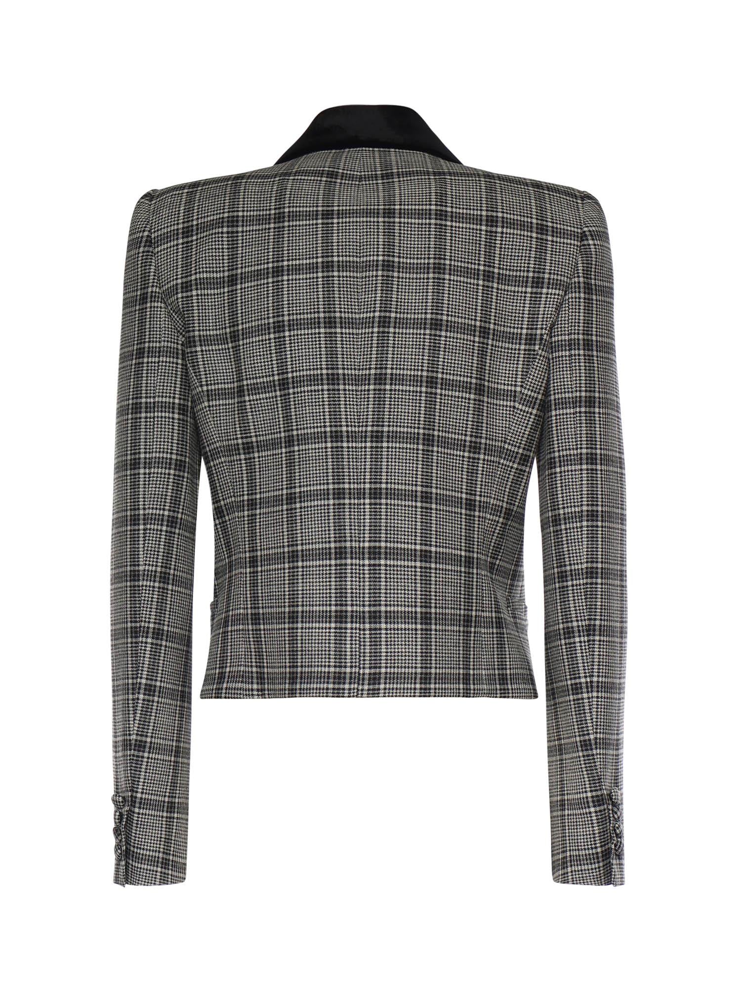 Giacca in lana motivo check 8B3CE585 9W7C1W VALENTINO GARAVANI 