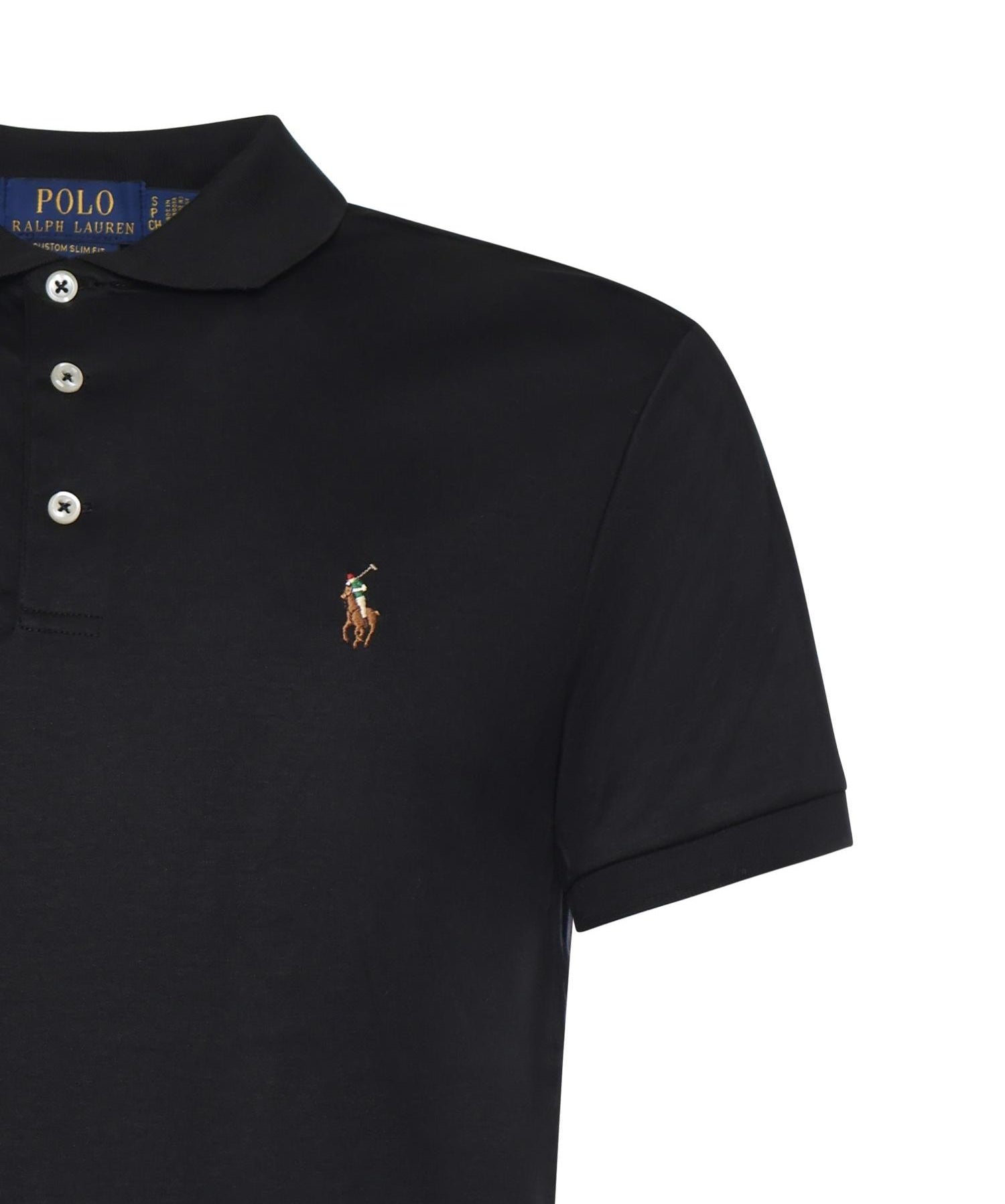 Polo con logo in cotone 710713130 001 POLO RALPH LAUREN 