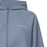 Felpa Balenciaga Back Zip-Up in pile 851236 TTVJ24773 BALENCIAGA 