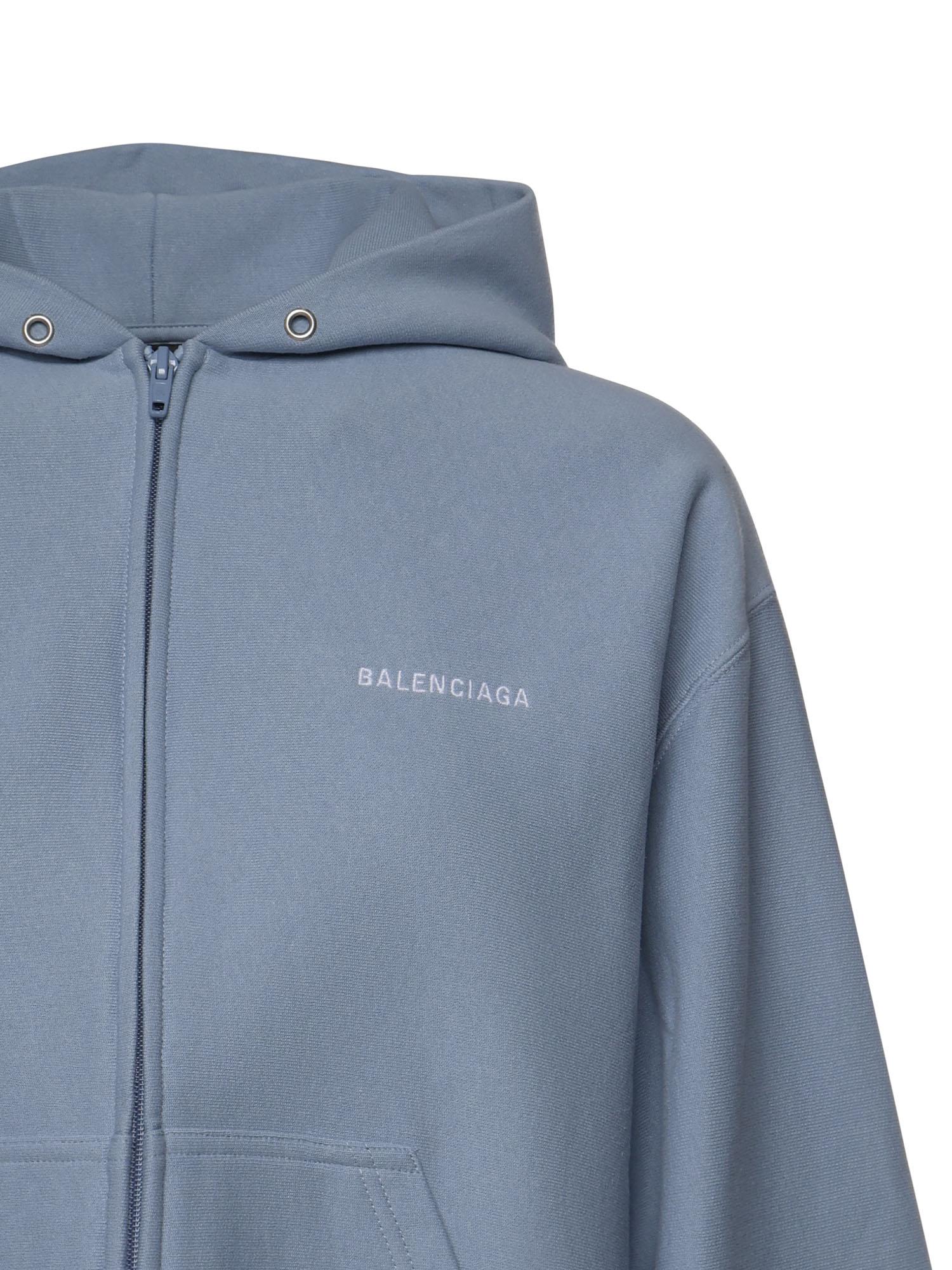 Felpa Balenciaga Back Zip-Up in pile 851236 TTVJ24773 BALENCIAGA 