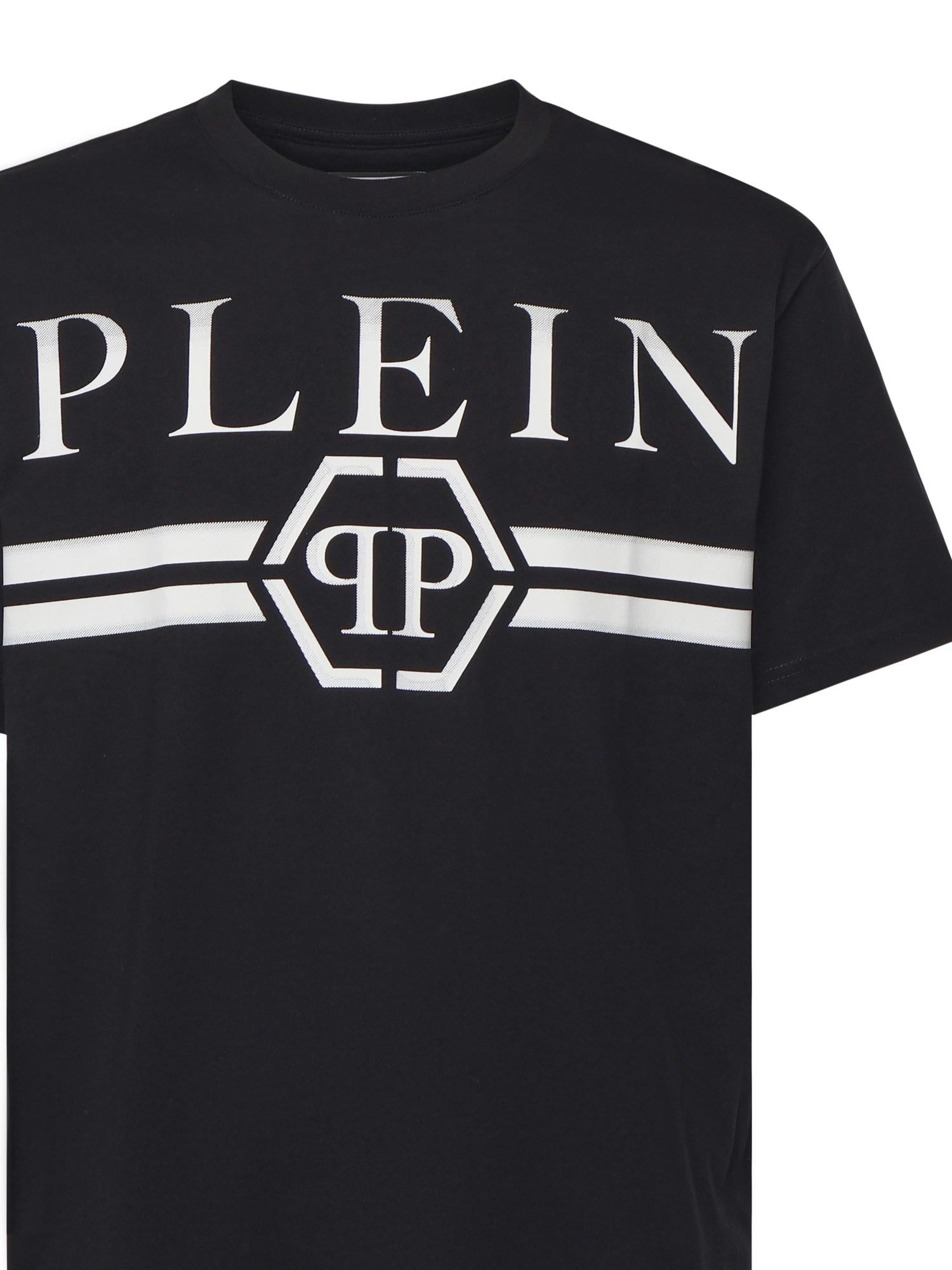 T-shirt con stampa logo FAECMTK8458 PJY002N02 PHILIPP PLEIN 