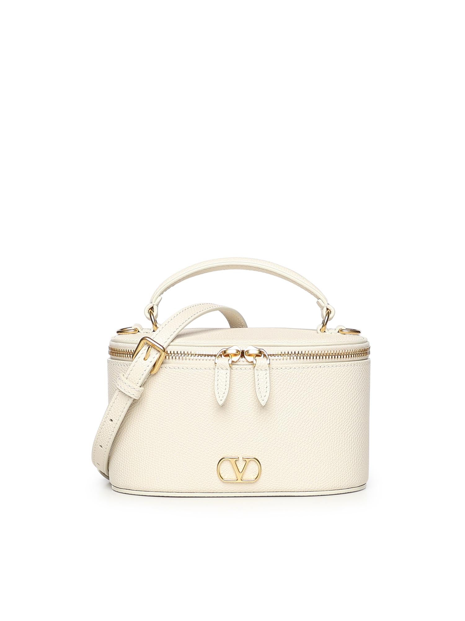 Mini Vanity Bag Vlogo Signature in vitello granato 8W0P0AX8 SNPI16 VALENTINO GARAVANI 