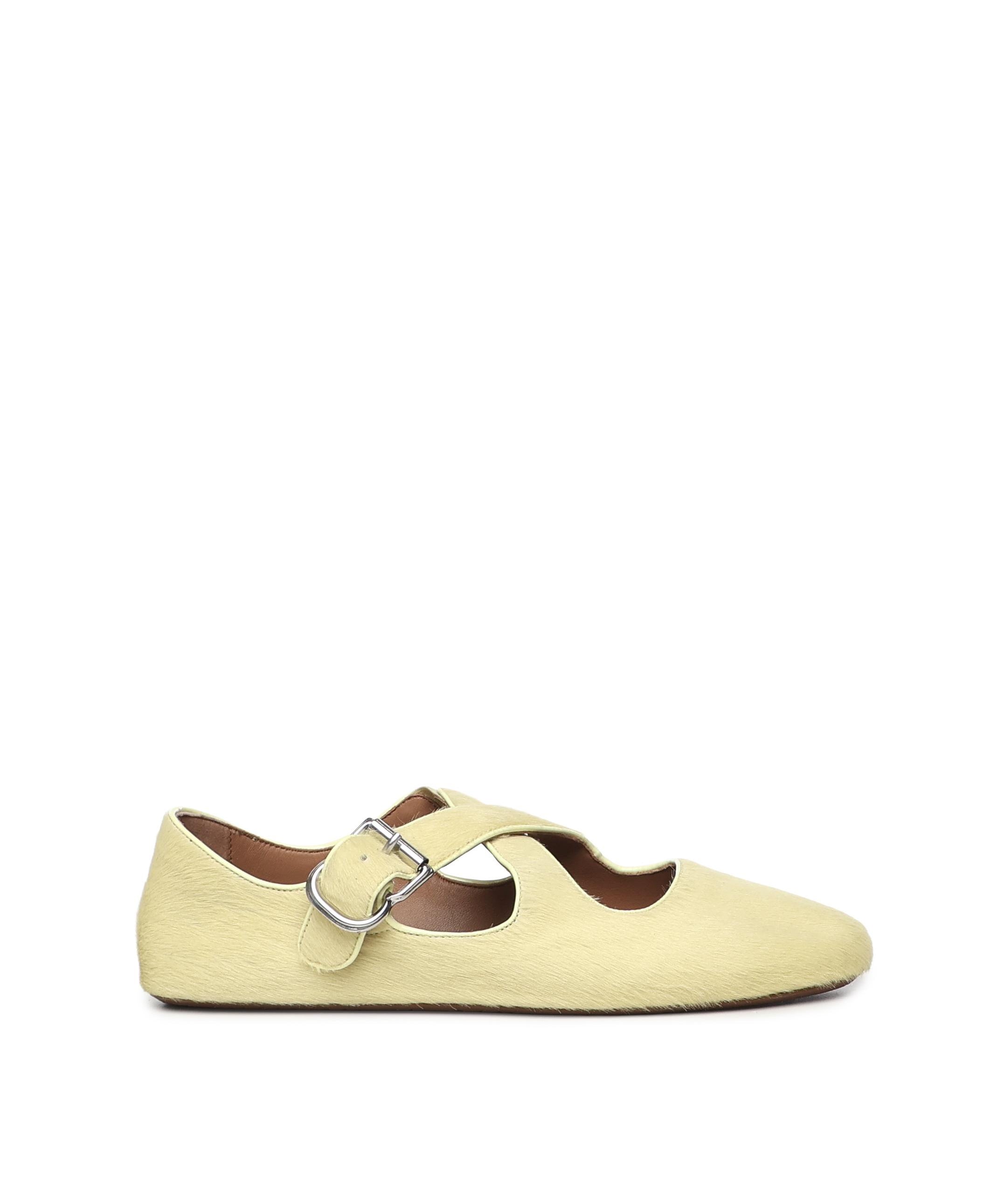 Ballerine flat in cavallino AA3A046I047 276 ALAIA 