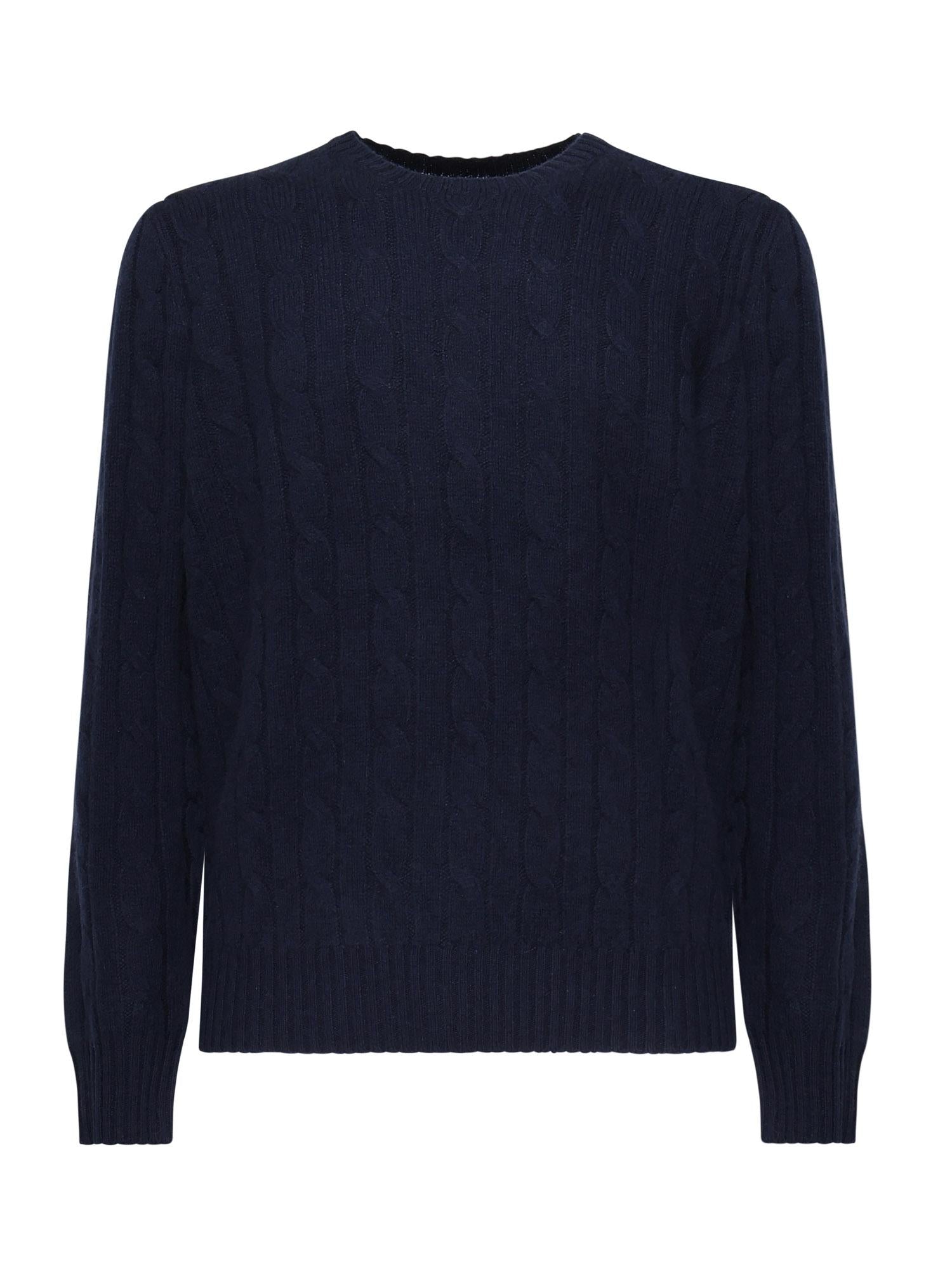 Maglia in cashmere a trecce 710876728 008 POLO RALPH LAUREN 