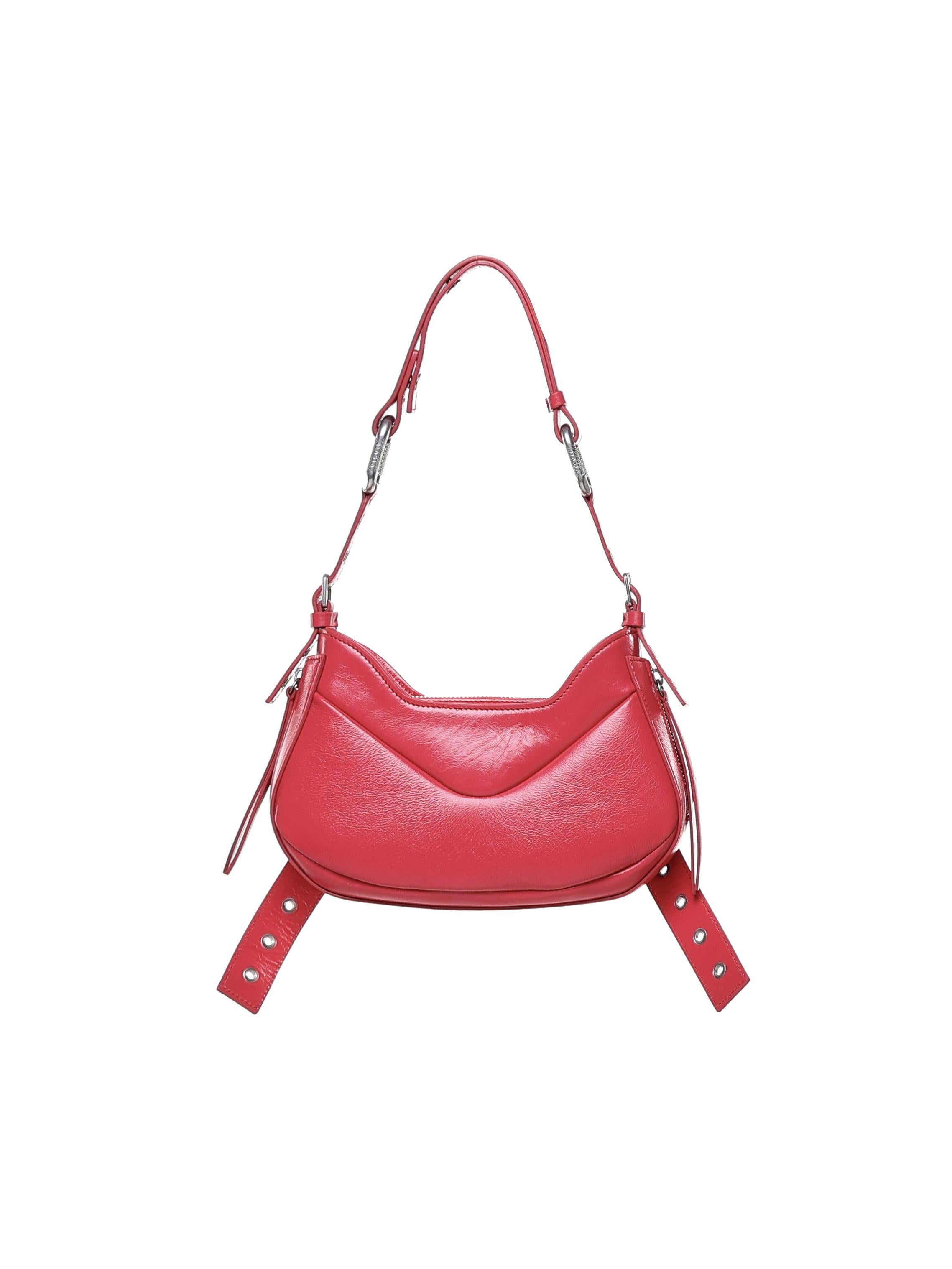 Borsa a spalla Y2K.002 FBBP70002STR -CILIEGIA/NIKEL BIASIA 
